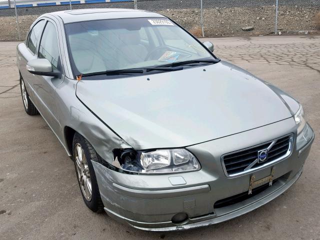 YV1RH592472612616 - 2007 VOLVO S60 2.5T GREEN photo 1