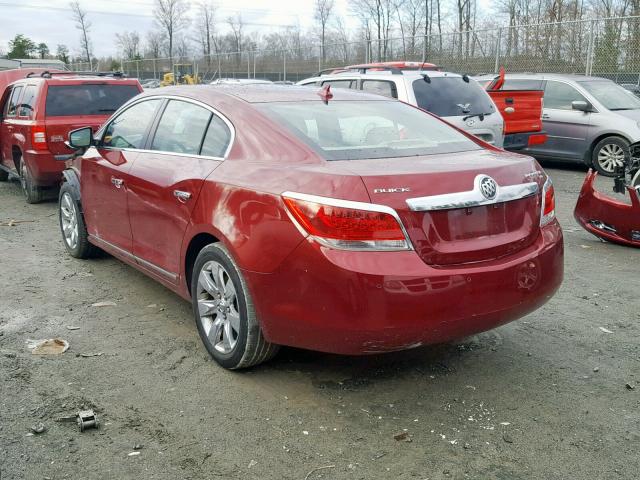 1G4GC5EGXAF143346 - 2010 BUICK LACROSSE C RED photo 3