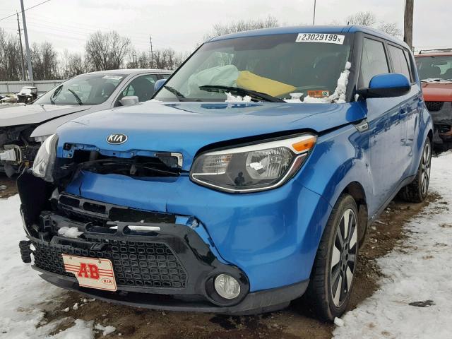 KNDJP3A59G7302691 - 2016 KIA SOUL + BLUE photo 2