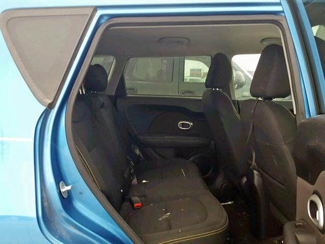 KNDJP3A59G7302691 - 2016 KIA SOUL + BLUE photo 6