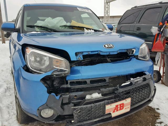 KNDJP3A59G7302691 - 2016 KIA SOUL + BLUE photo 9