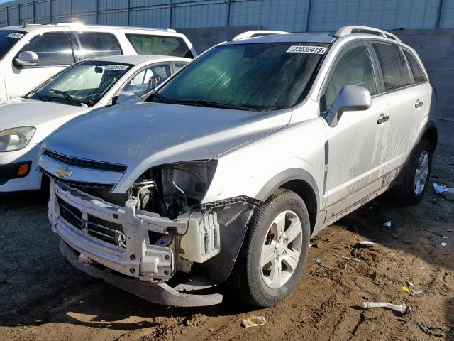 3GNAL2EK5DS575587 - 2013 CHEVROLET CAPTIVA LS ვერცხლისფერი ფოტო 2