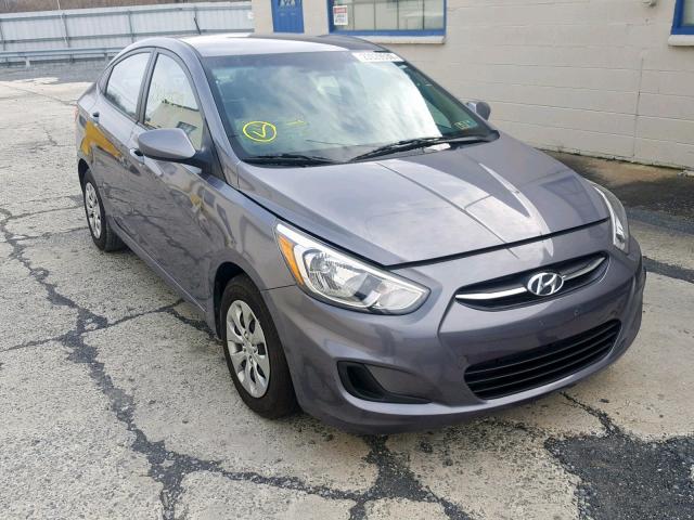 KMHCT4AE9GU112932 - 2016 HYUNDAI ACCENT SE GRAY photo 1