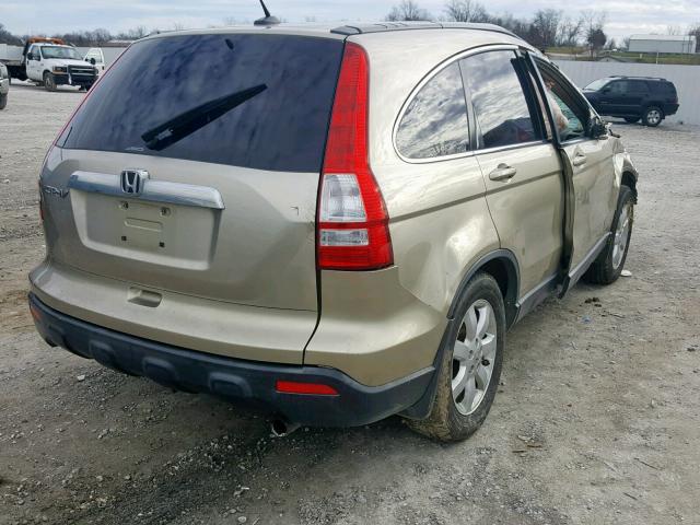 JHLRE48737C061081 - 2007 HONDA CR-V EXL GOLD photo 4