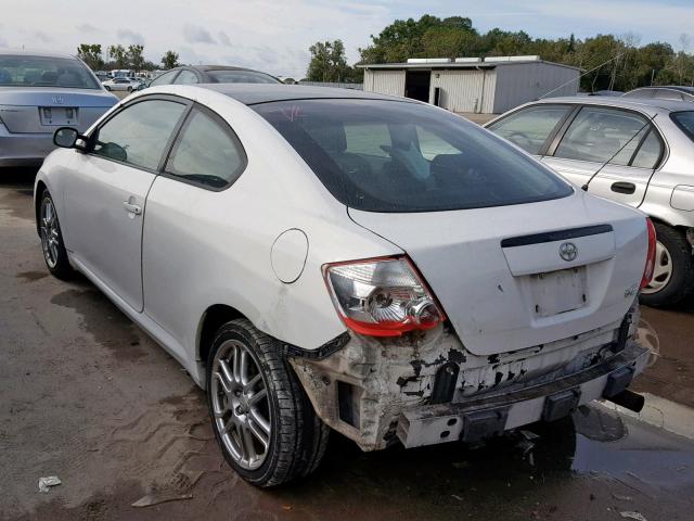 JTKDE177870147973 - 2007 TOYOTA SCION TC თეთრი ფოტო 3