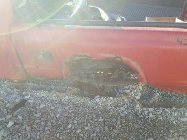 1B7GG23Y7VS187224 - 1997 DODGE DAKOTA RED photo 10