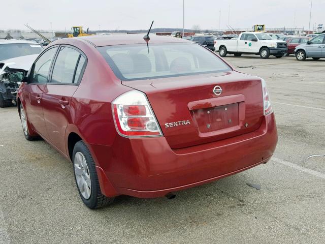 3N1AB61E68L733151 - 2008 NISSAN SENTRA 2.0 RED photo 3