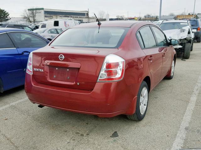 3N1AB61E68L733151 - 2008 NISSAN SENTRA 2.0 RED photo 4