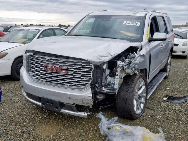 1GKS2CKJ4JR246755 - 2018 GMC YUKON DENA SILVER photo 2