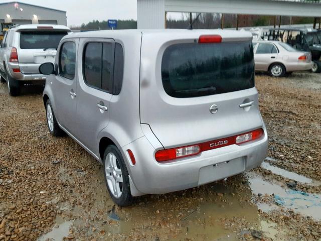 JN8AZ2KR7AT158759 - 2010 NISSAN CUBE BASE GRAY photo 3