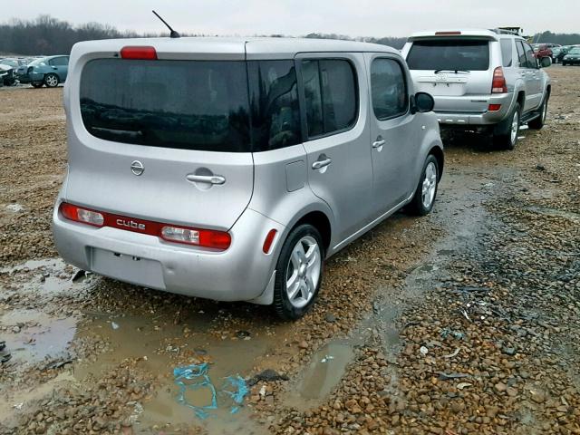 JN8AZ2KR7AT158759 - 2010 NISSAN CUBE BASE GRAY photo 4