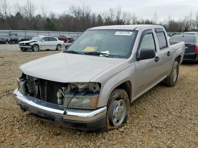 1GCCS138758243490 - 2005 CHEVROLET COLORADO TAN photo 2