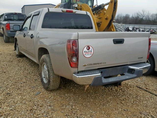 1GCCS138758243490 - 2005 CHEVROLET COLORADO TAN photo 3