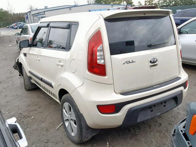 KNDJT2A69D7563197 - 2013 KIA SOUL + CREAM photo 3