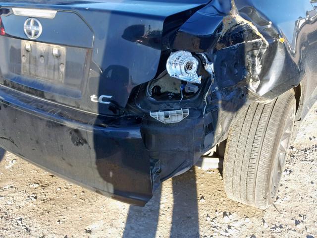 JTKJF5C76B3007957 - 2011 TOYOTA SCION TC შავი ფოტო 9