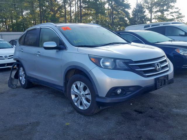 JHLRM3H77CC004728 - 2012 HONDA CR-V EXL GRAY photo 1