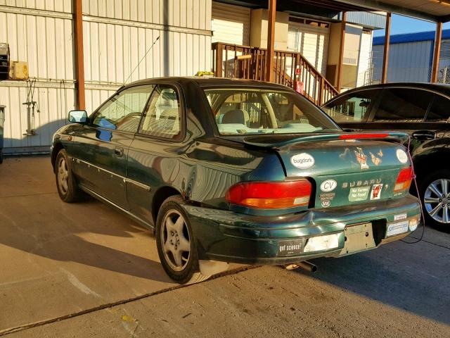 JF1GM4550TH411666 - 1996 SUBARU IMPREZA LX GREEN photo 3