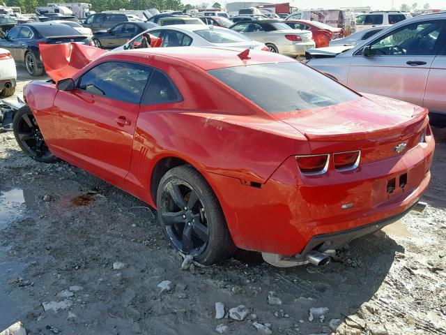 2G1FB1E31C9171131 - 2012 CHEVROLET CAMARO LT RED photo 3