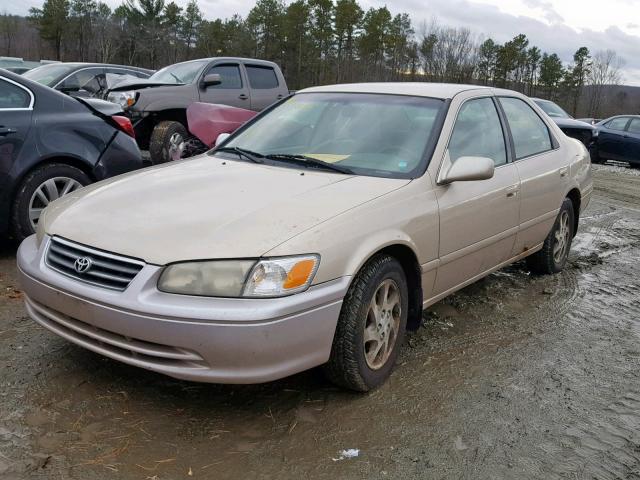 JT2BF28K610298086 - 2001 TOYOTA CAMRY LE TAN photo 2