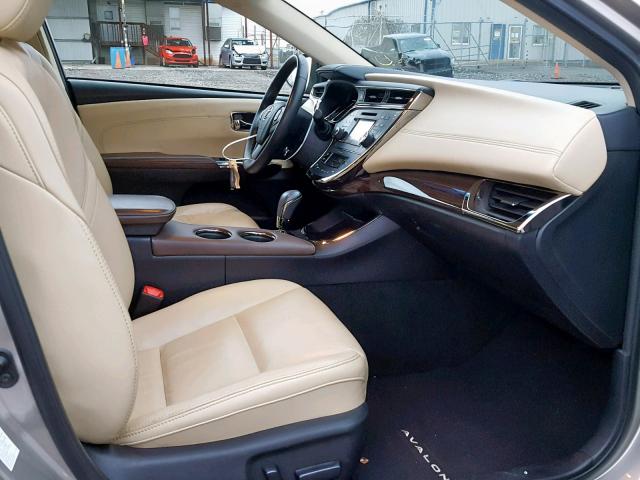 4T1BD1EB8DU012257 - 2013 TOYOTA AVALON HYB BEIGE photo 5