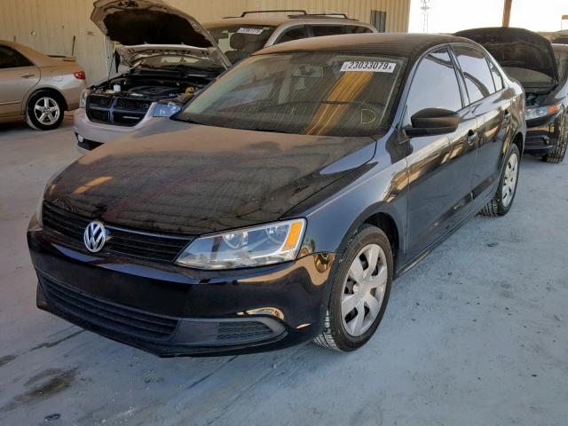 3VW2K7AJ4CM050059 - 2012 VOLKSWAGEN JETTA BASE Սև լուսանկար 2