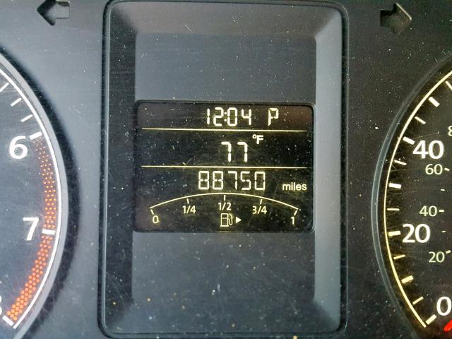 3VW2K7AJ4CM050059 - 2012 VOLKSWAGEN JETTA BASE Սև լուսանկար 8