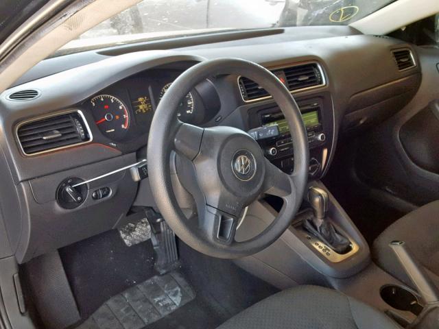 3VW2K7AJ4CM050059 - 2012 VOLKSWAGEN JETTA BASE Սև լուսանկար 9