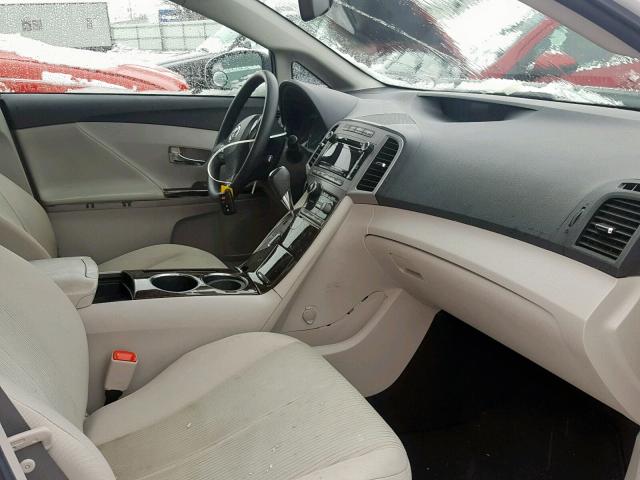 4T3ZA3BB8BU052785 - 2011 TOYOTA VENZA BASE WHITE photo 5