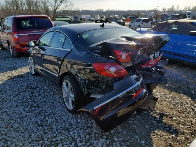 WVWMP7AN8CE516551 - 2012 VOLKSWAGEN CC SPORT 黑色 照片 3