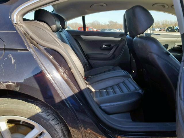 WVWMP7AN8CE516551 - 2012 VOLKSWAGEN CC SPORT 黑色 照片 6