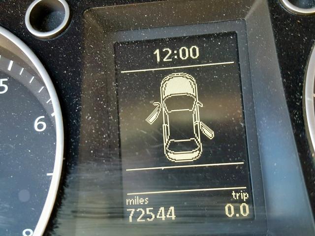 WVWMP7AN8CE516551 - 2012 VOLKSWAGEN CC SPORT 黑色 照片 8