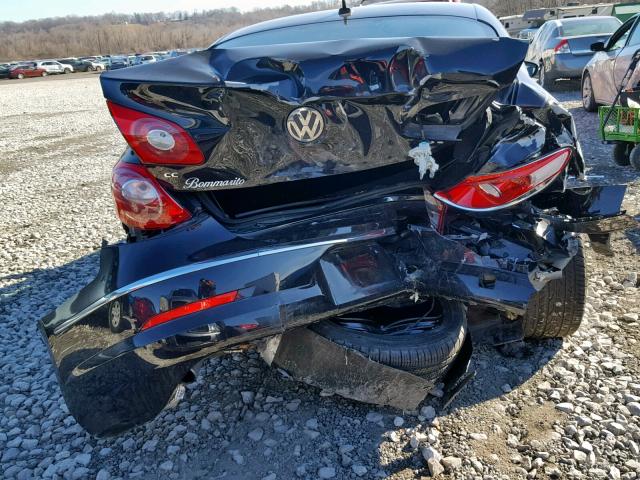 WVWMP7AN8CE516551 - 2012 VOLKSWAGEN CC SPORT 黑色 照片 9