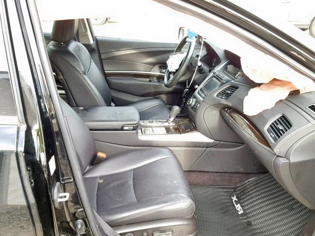 JH4KC1F90EC007255 - 2014 ACURA RLX ADVANC BLACK photo 5