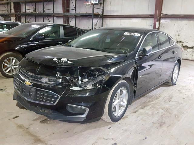 1G1ZB5ST8GF193293 - 2016 CHEVROLET MALIBU LS Schwarz Foto 2
