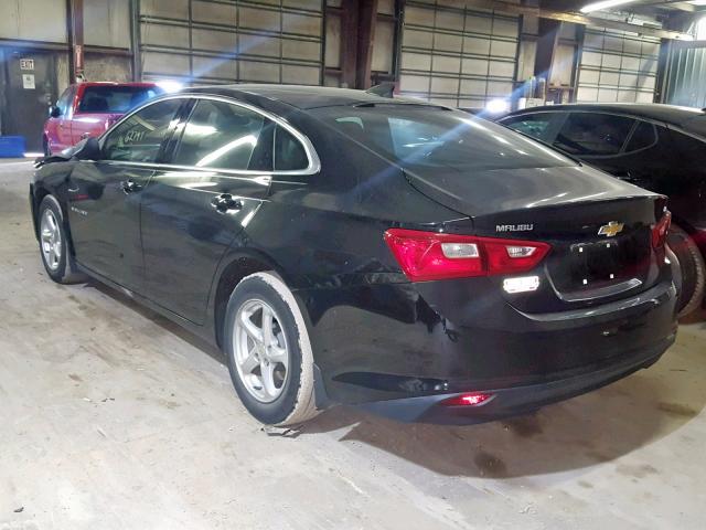 1G1ZB5ST8GF193293 - 2016 CHEVROLET MALIBU LS Schwarz Foto 3
