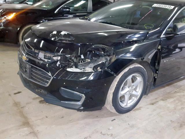1G1ZB5ST8GF193293 - 2016 CHEVROLET MALIBU LS Schwarz Foto 9