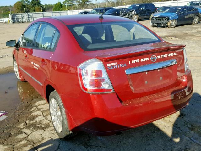 3N1AB6AP6BL653230 - 2011 NISSAN SENTRA 2.0 RED photo 3