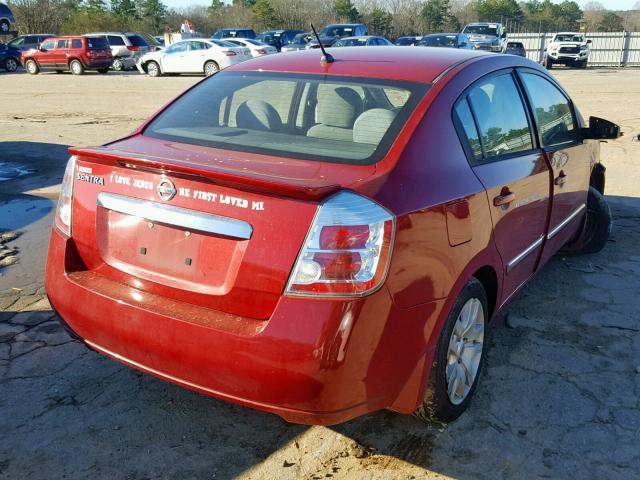 3N1AB6AP6BL653230 - 2011 NISSAN SENTRA 2.0 RED photo 4