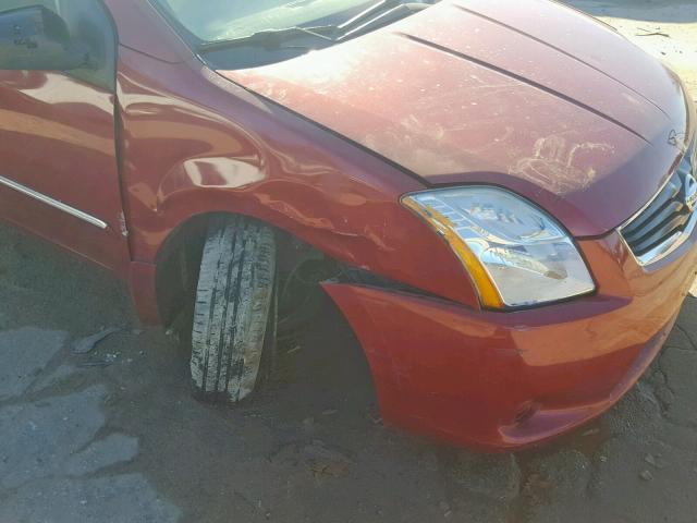 3N1AB6AP6BL653230 - 2011 NISSAN SENTRA 2.0 RED photo 9