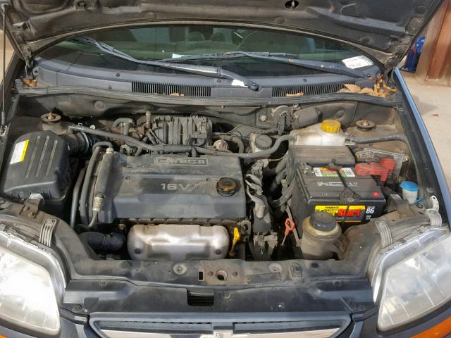 KL1TD56636B684654 - 2006 CHEVROLET AVEO BASE Qara foto 7