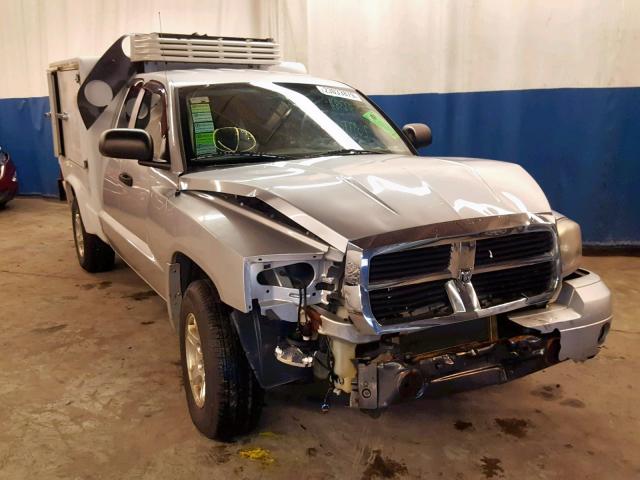 1D7HW42K27S137811 - 2007 DODGE DAKOTA SLT WHITE photo 1