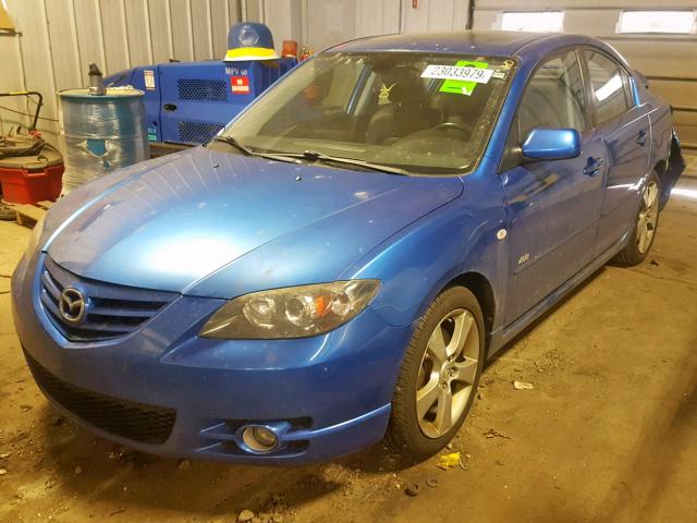 JM1BK323X61533410 - 2006 MAZDA 3 S BLUE photo 2