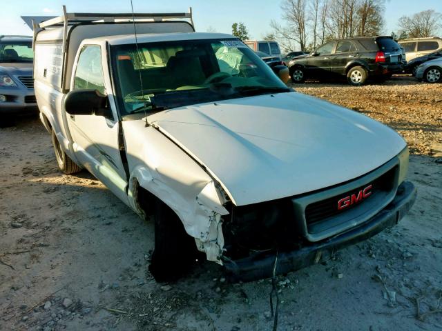 1GTCS14W518216814 - 2001 GMC SONOMA WHITE photo 1