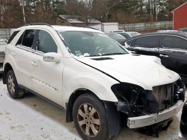 4JGBB86E26A084406 - 2006 MERCEDES-BENZ ML 350 WHITE photo 1