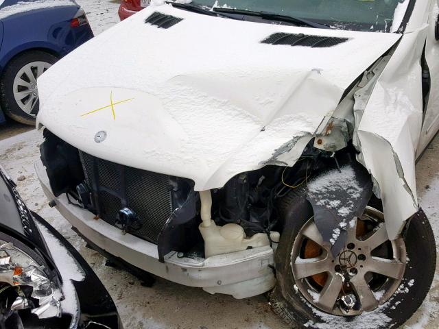 4JGBB86E26A084406 - 2006 MERCEDES-BENZ ML 350 WHITE photo 9