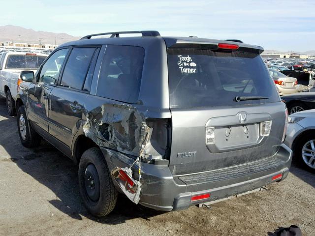 5FNYF282X8B001365 - 2008 HONDA PILOT VP CHARCOAL photo 3