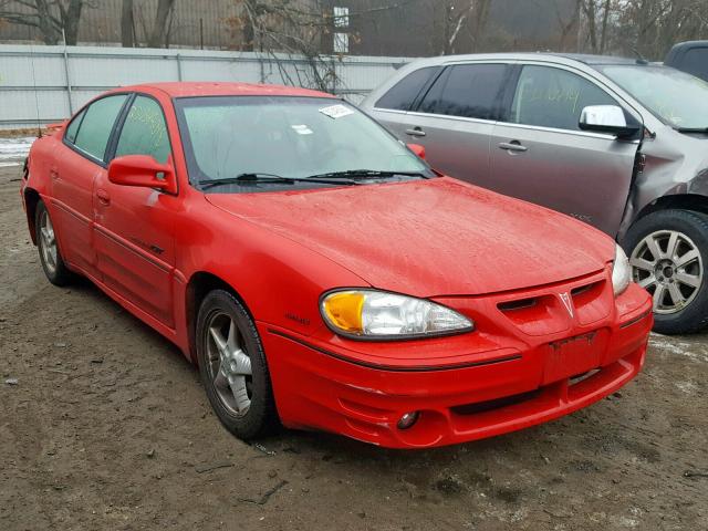 1G2NW52E51C148322 - 2001 PONTIAC GRAND AM G RED photo 1