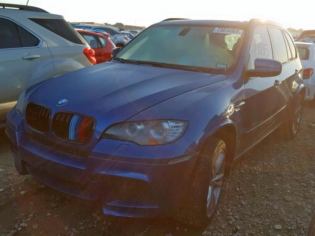 5YMGY0C53CLK27532 - 2012 BMW X5 M BLUE photo 2