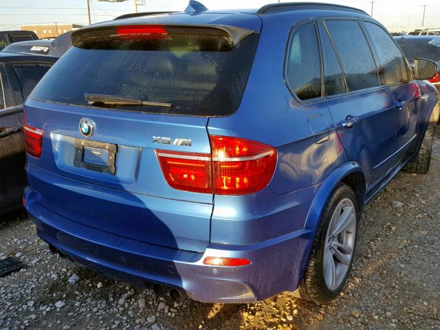 5YMGY0C53CLK27532 - 2012 BMW X5 M BLUE photo 4