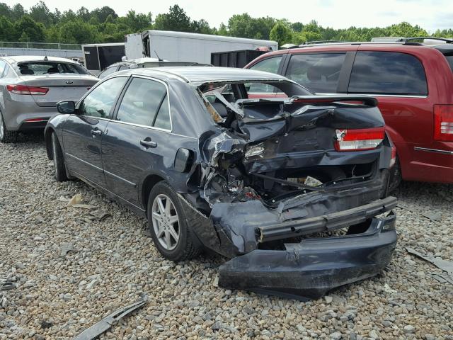 1HGCM66583A038504 - 2003 HONDA ACCORD GRAY photo 3